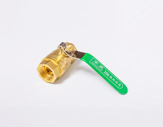 Brass ball plastic valve